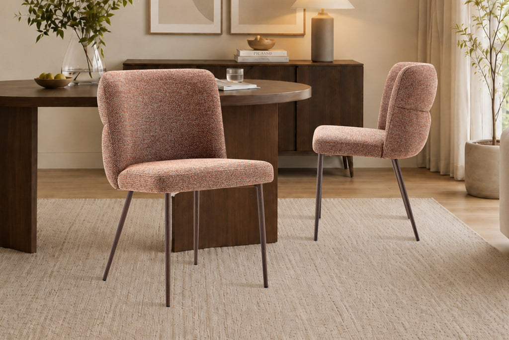 Lot de 2 chaises Alix – Rouille