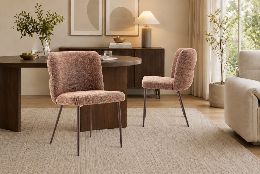 Lot de 2 chaises Alix – Rouille