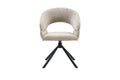 Chaise Amber – pivotant à 0 tissu miracle beige