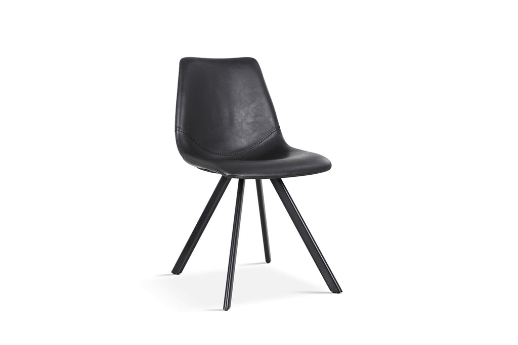 Lot de 2 chaises Emma – Noir