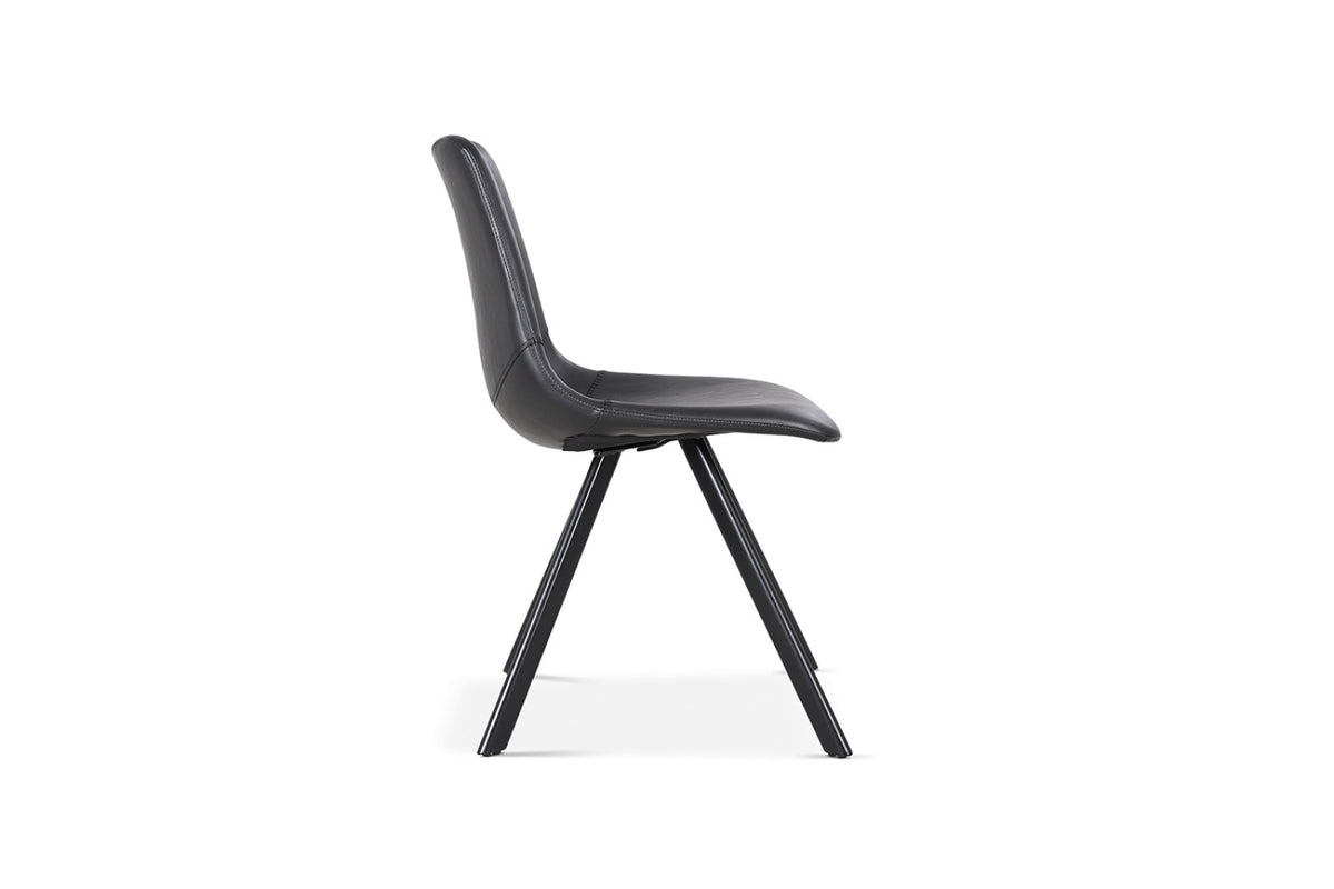 Lot de 2 chaises Emma – Noir