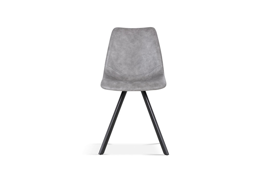 Lot de 2 chaises Emma – Gris foncé