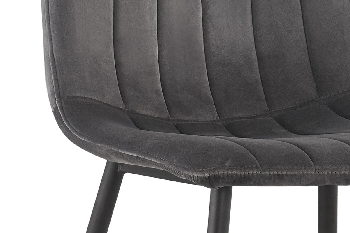 Lot de 4 chaises Willis – Gris