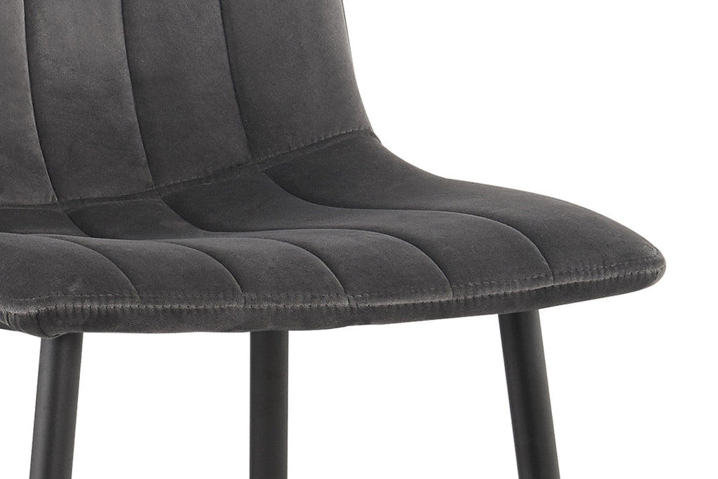 Lot de 4 chaises Willis – Gris