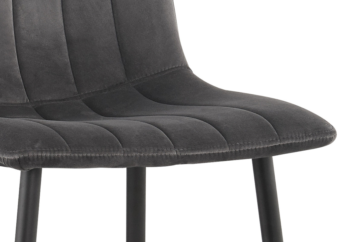 Lot de 4 chaises Willis – Gris