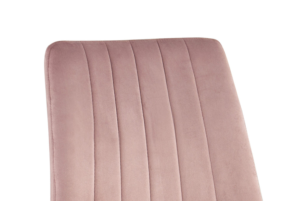 Lot de 4 chaises Willis – Rose