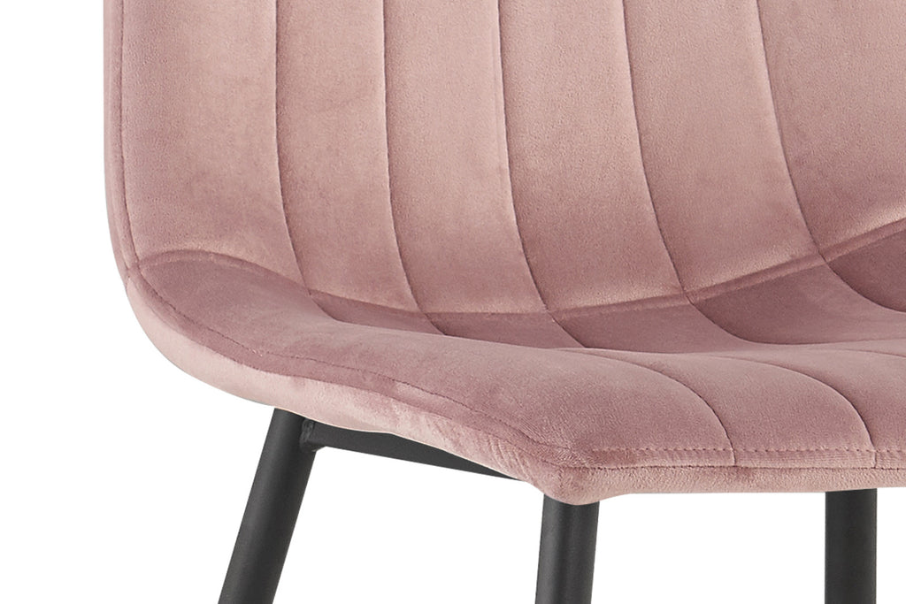 Lot de 4 chaises Willis – Rose