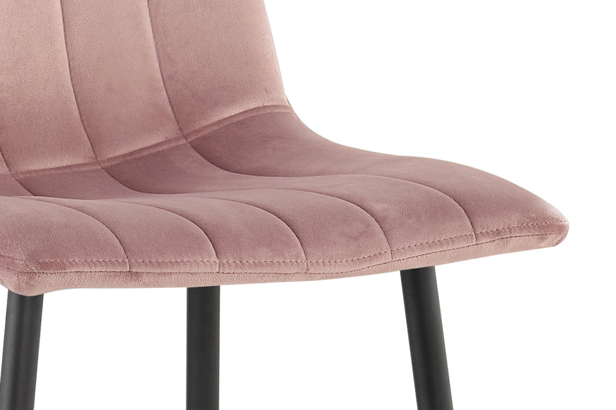 Lot de 4 chaises Willis – Rose