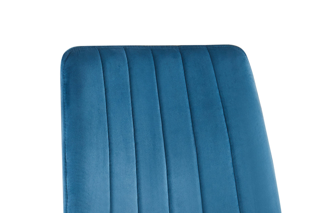Lot de 4 chaises Willis – Bleu