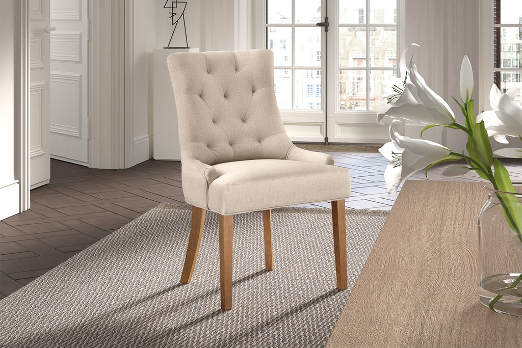 Chaise Fancy – tissu sable
