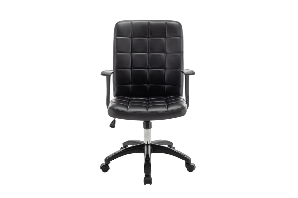 Chaise de bureau Luka – noir