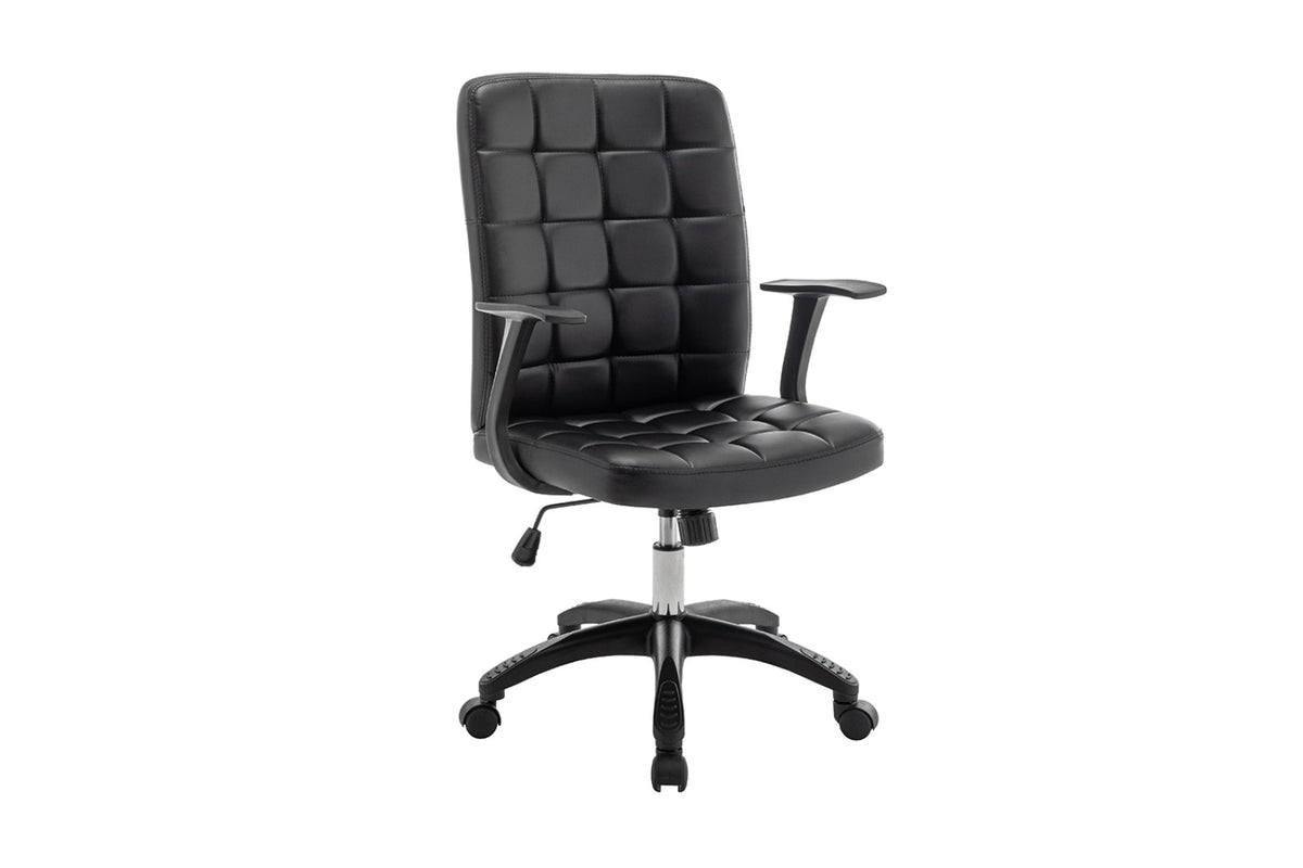 Chaise de bureau Luka – Noir