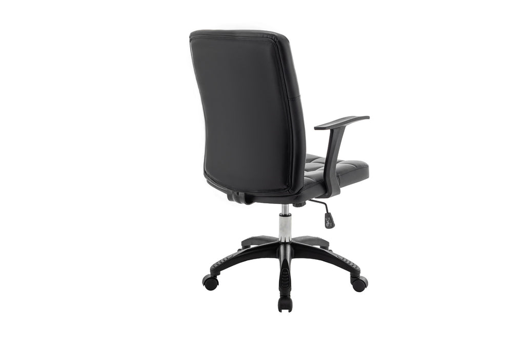 Chaise de bureau Luka – Noir