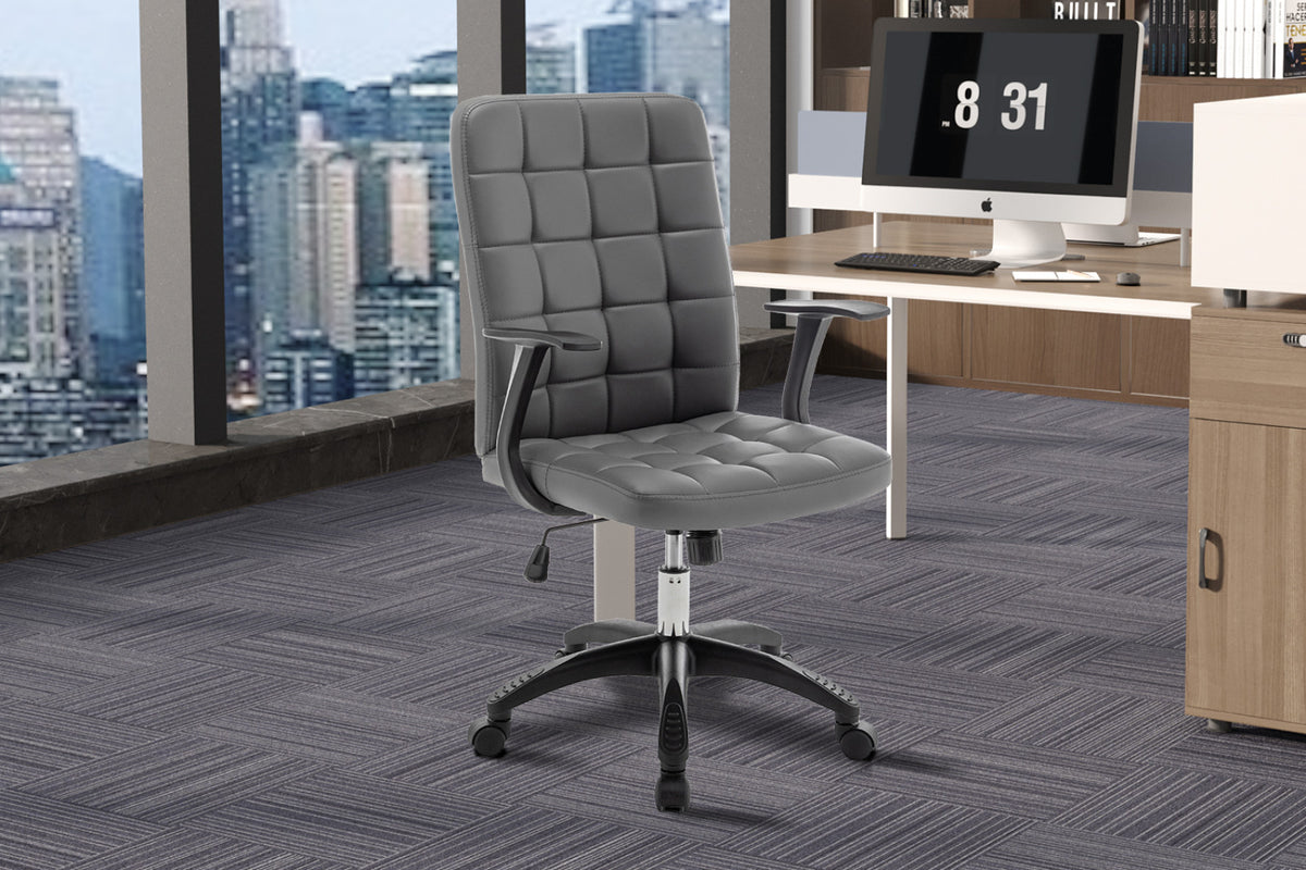 Chaise de bureau Luka – gris