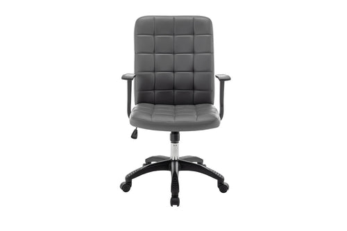 Chaise de bureau Luka – Gris – vue principale