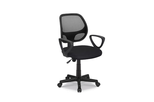 Chaise de bureau Hippa – Noir – vue principale