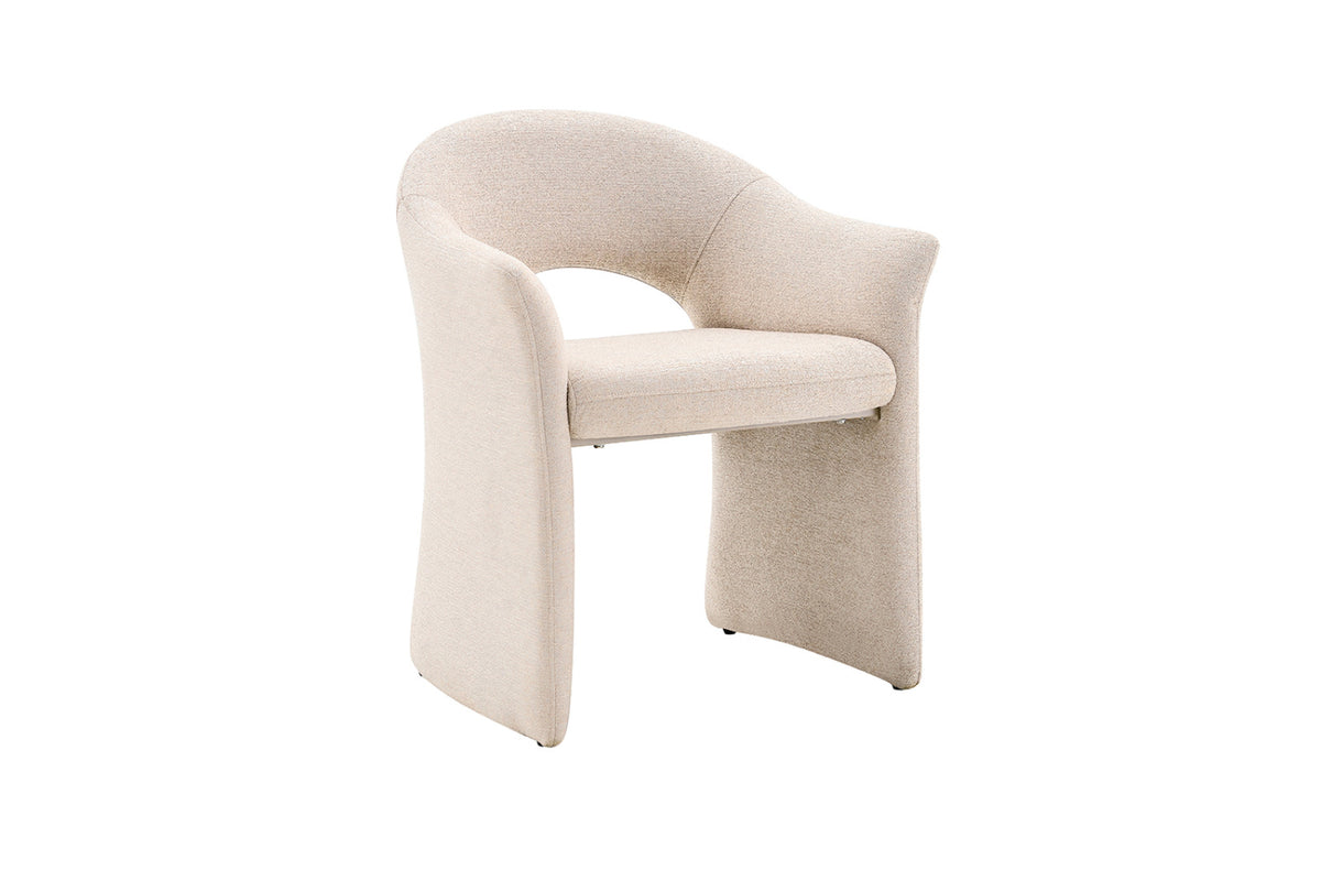 Chaise Charlotte – tissu beige