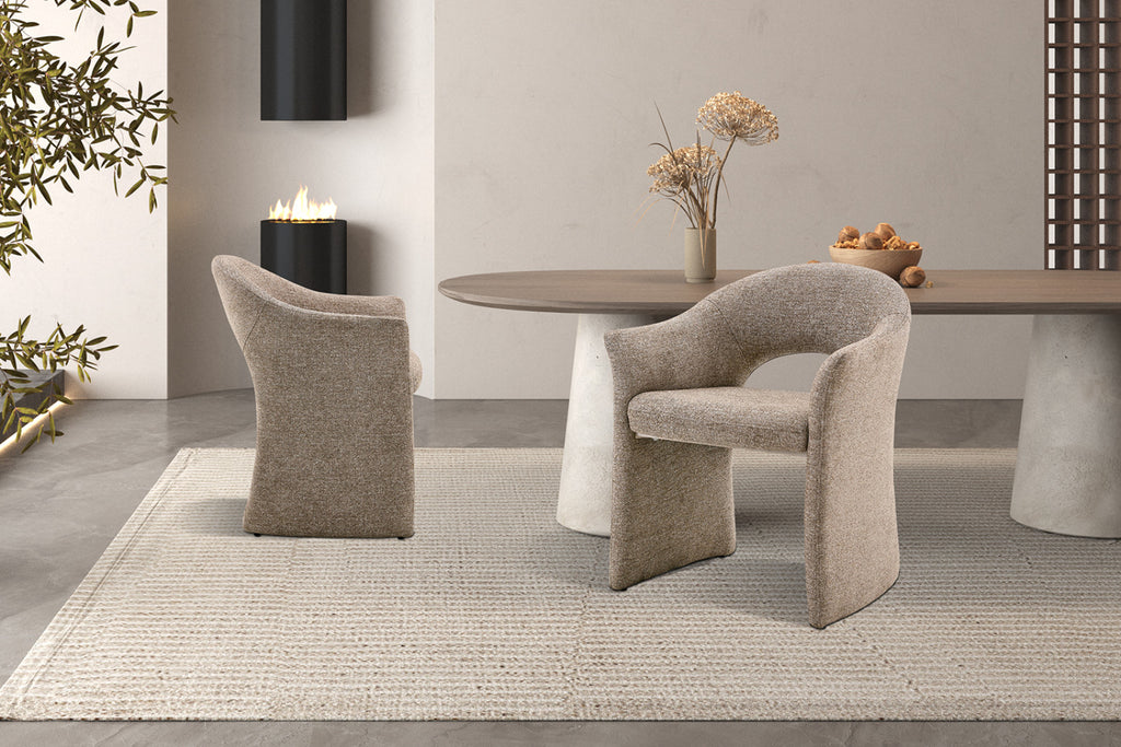 Lot de 2 chaises Charlotte – Poivre