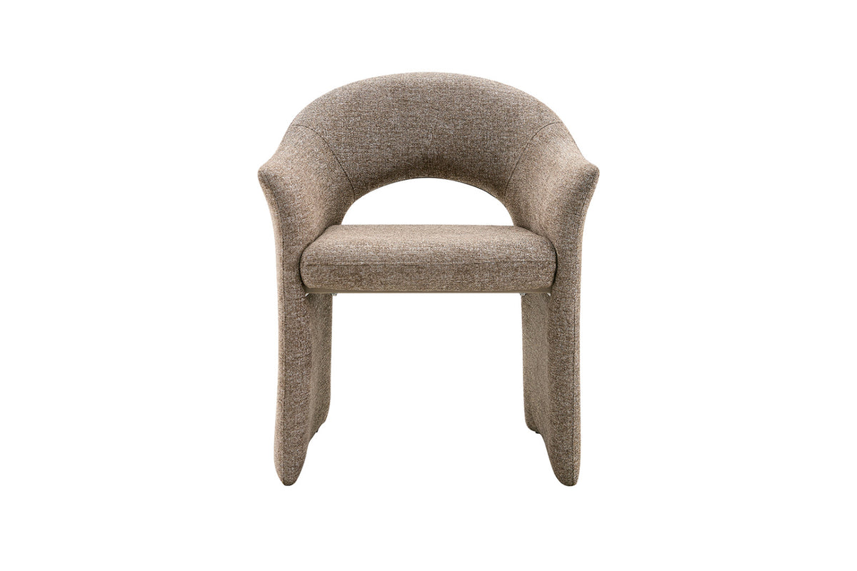 Chaise Charlotte – tissu poivre