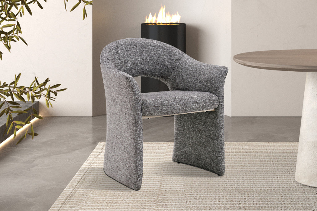 Lot de 2 chaises Charlotte – Gris
