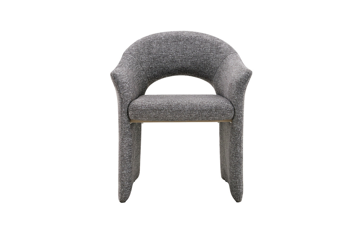 Chaise Charlotte – tissu gris