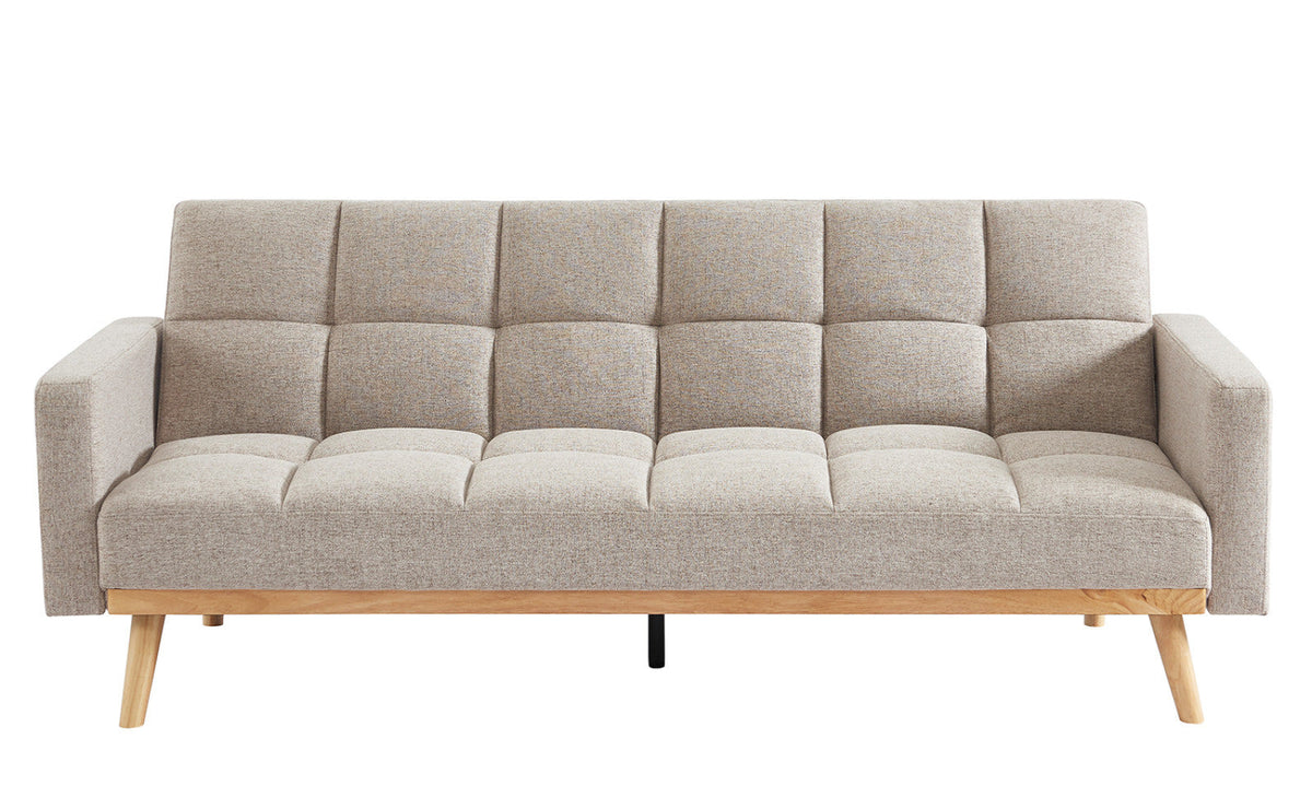 Canapé-lit Adana – tissu beige