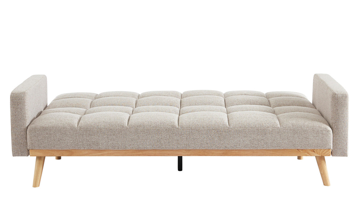 Canapé-lit Adana – tissu beige