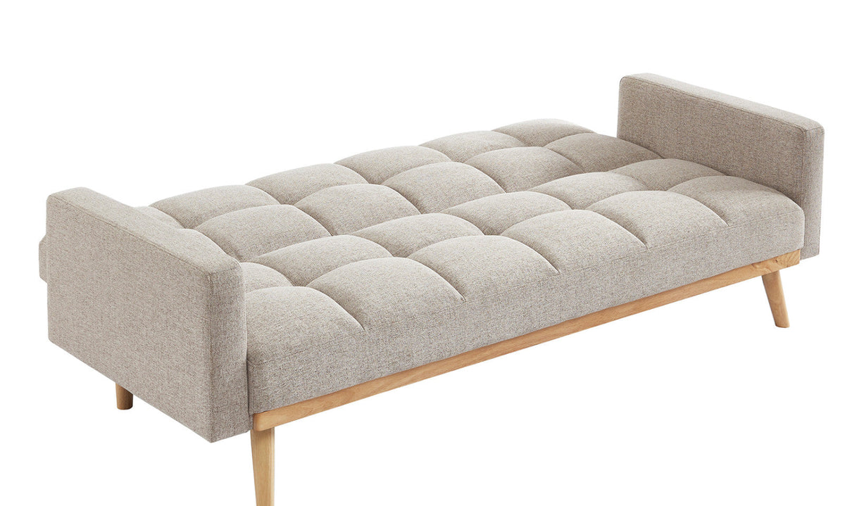 Canapé-lit Adana – tissu beige