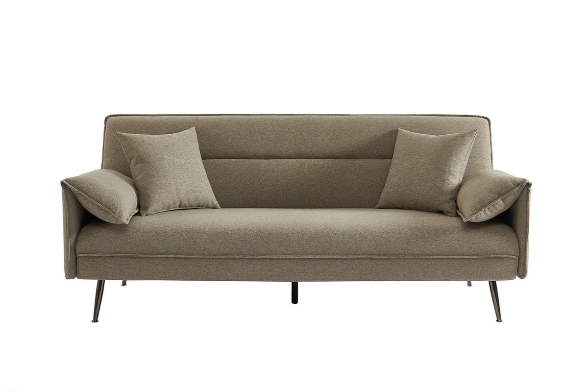 Canapé-lit Sivas – tissu beige