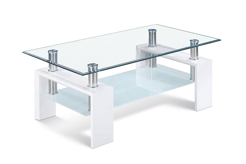 Table basse Alana – Blanc – vue principale