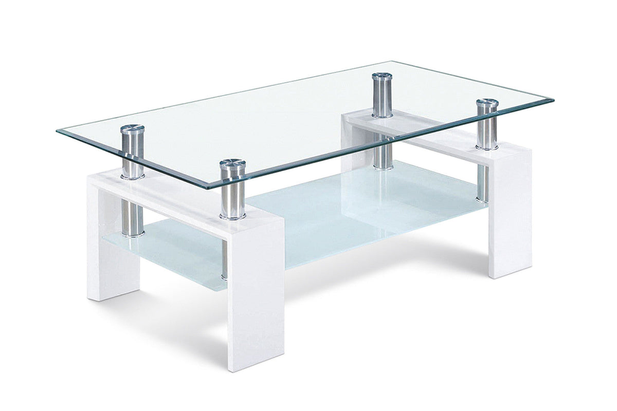 Table basse Alana – Blanc