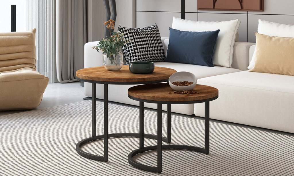 Table basse Goja – set de 2 bois de manguier
