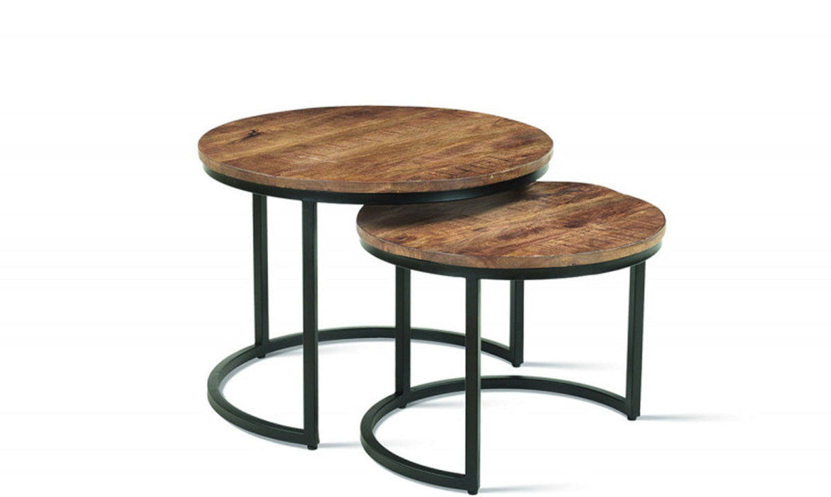 Table basse Goja – set de 2 bois de manguier