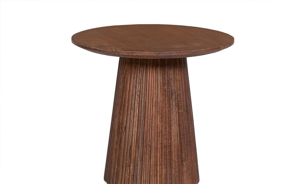 Table basse Miguel – Brun clair – Ronde Ø 50 cm