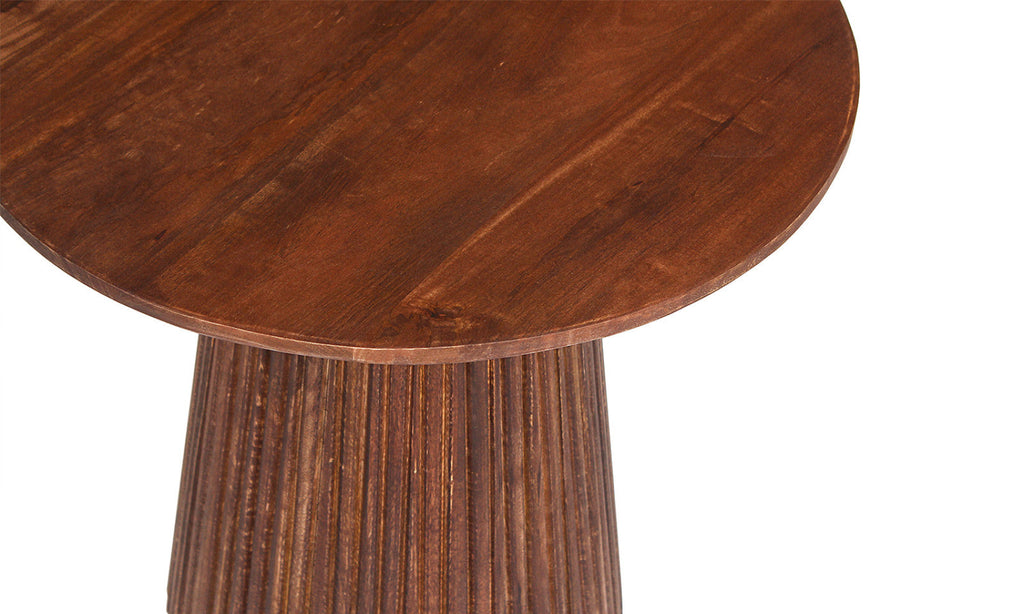 Table basse Miguel – Brun clair – Ronde Ø 50 cm