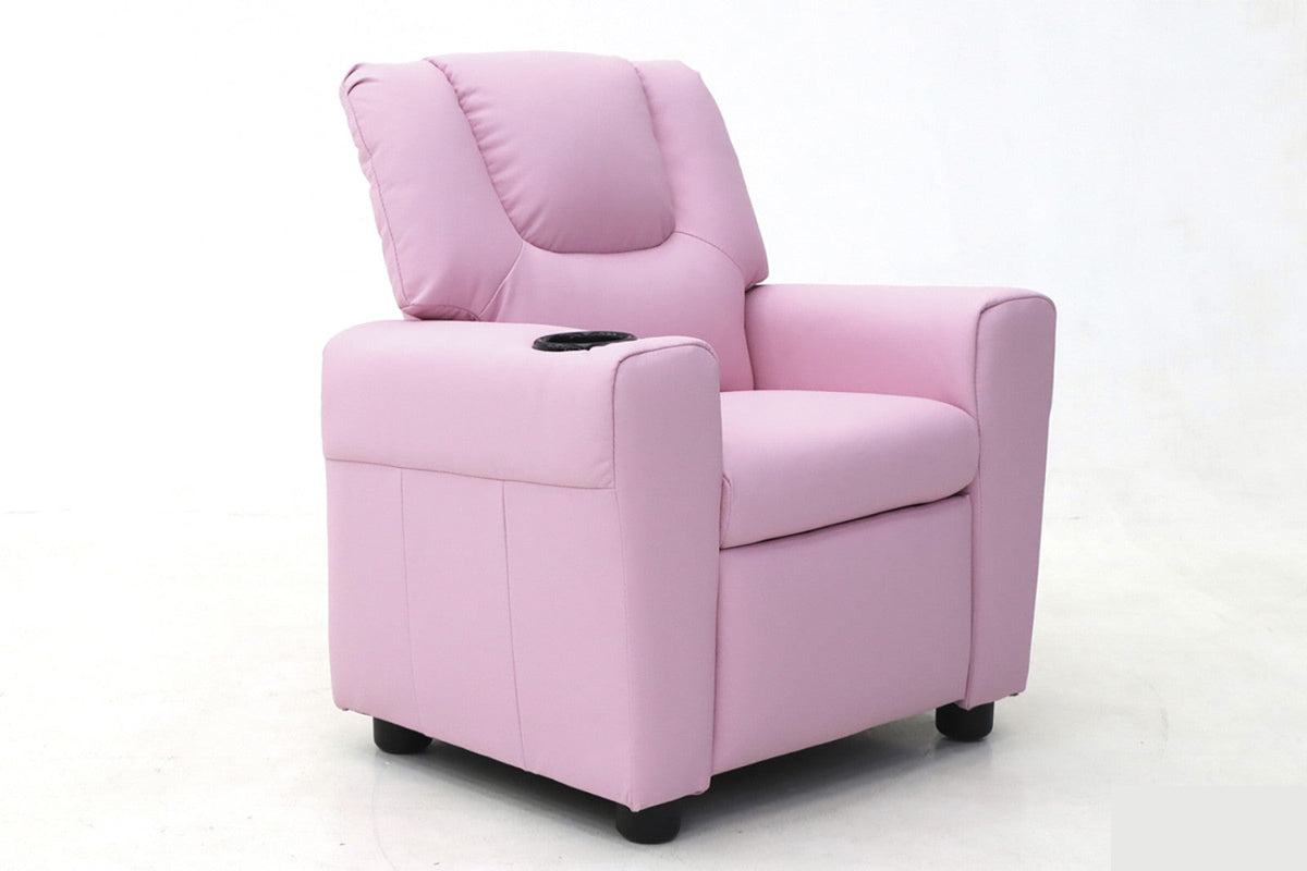 Mini-fauteuil relax Renée – relevable manuellement rose