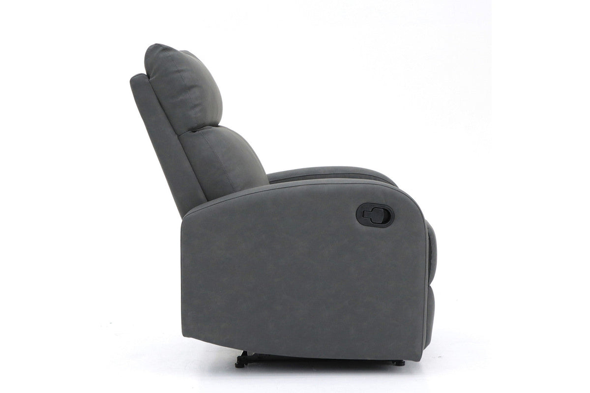 Fauteuil relax France – relevable manuellement noir