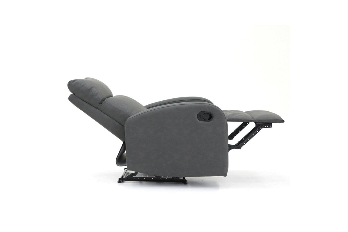 Fauteuil relax France – relevable manuellement noir