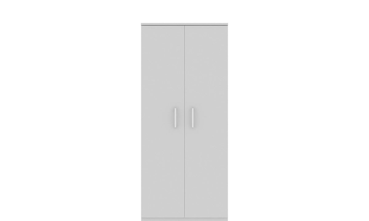 Meuble à chaussures Mike – 2 portes blanc