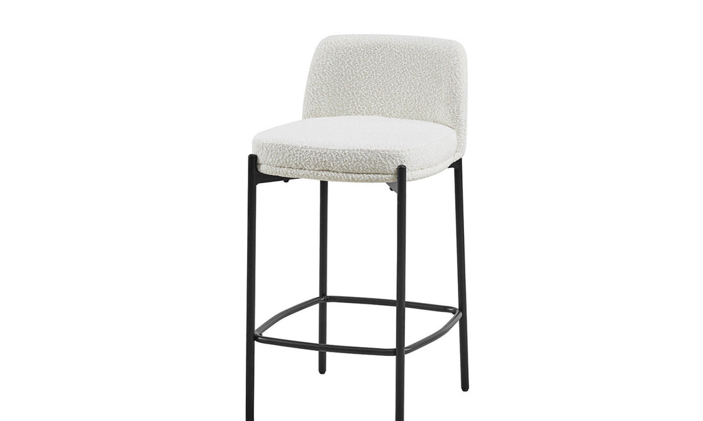Chaise de comptoir Ella – blanc
