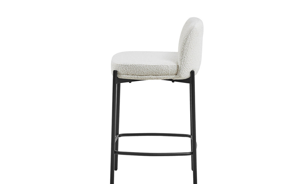 Chaise de comptoir Ella – blanc