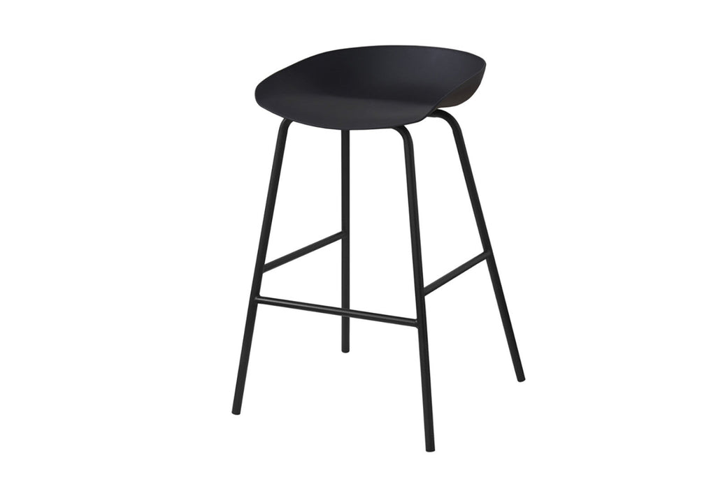 Lot de 2 chaises de comptoir Anna – Noir