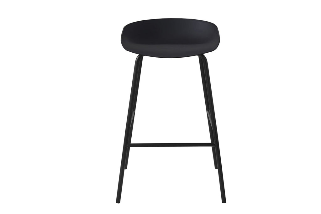 Lot de 2 chaises de comptoir Anna – Noir