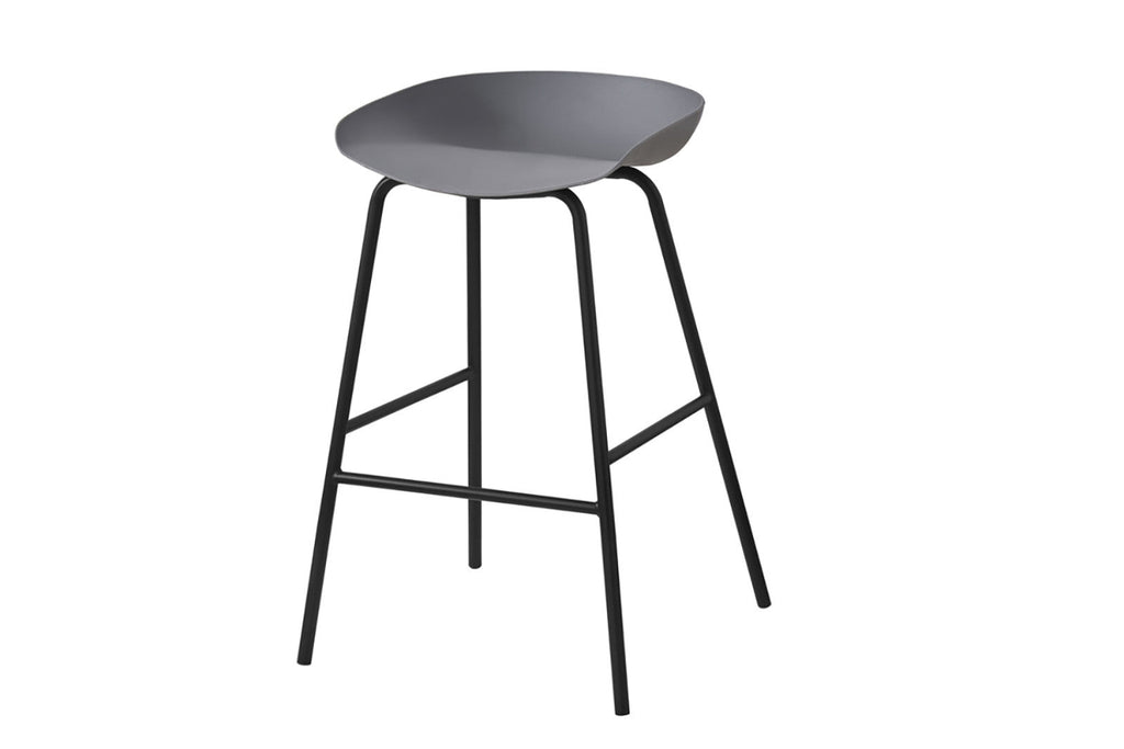 Lot de 2 chaises de comptoir Anna – Gris
