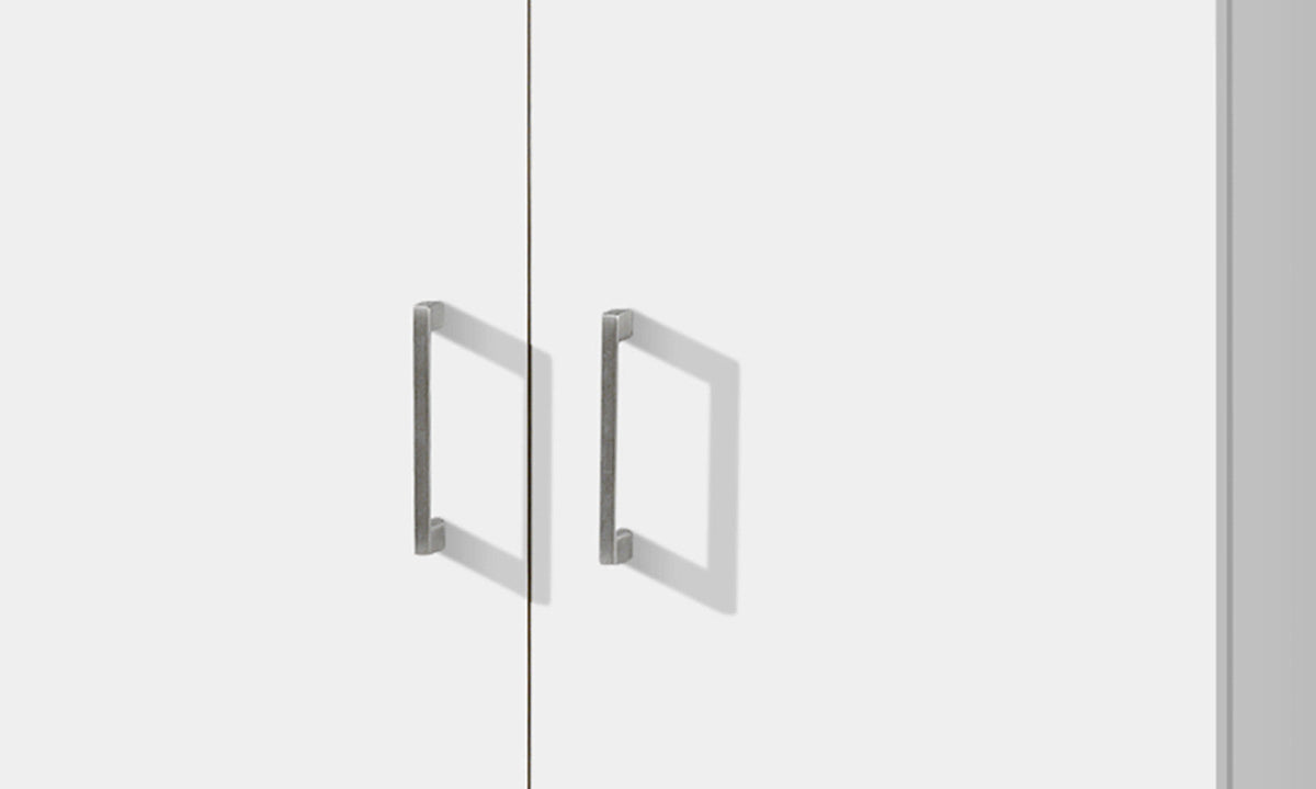 Armoire de rangement Ray – 2 portes et 4 étagères wit