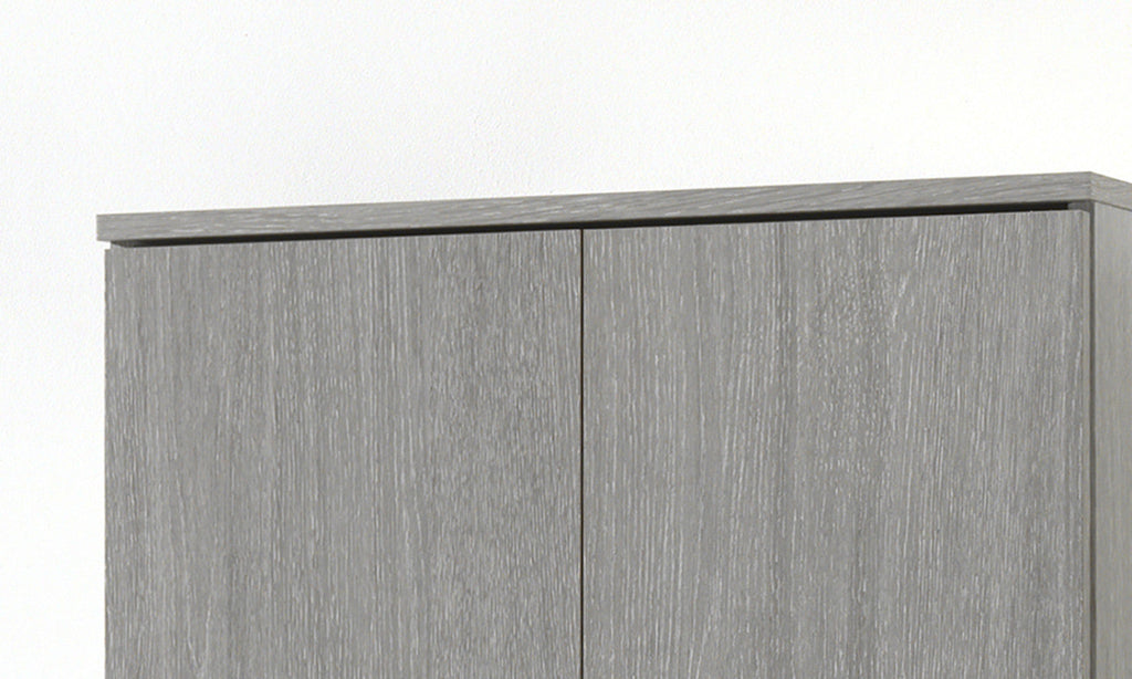 Armoire de rangement Ray – Chêne gris – 2 portes – 60 × 180 cm