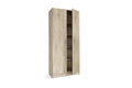 Armoire de rangement Ray – 2 portes et 4 étagères sonoma