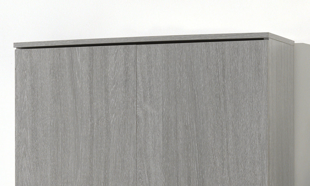 Armoire de rangement Ray – Chêne gris – 2 portes – 80 × 180 cm