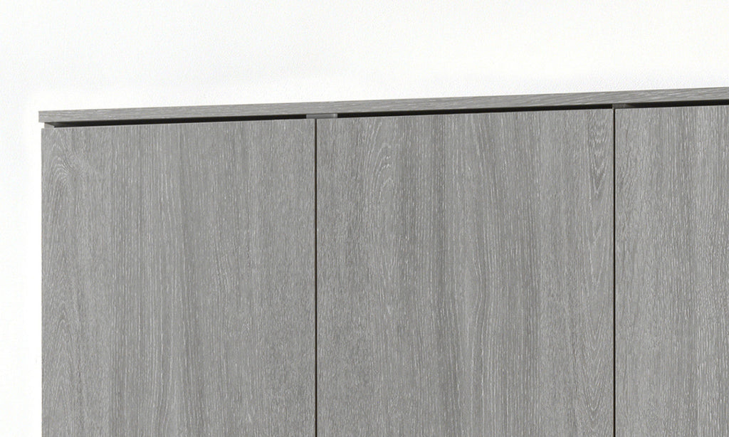 Armoire de rangement Ray – Chêne gris – 3 portes – 120 × 180 cm