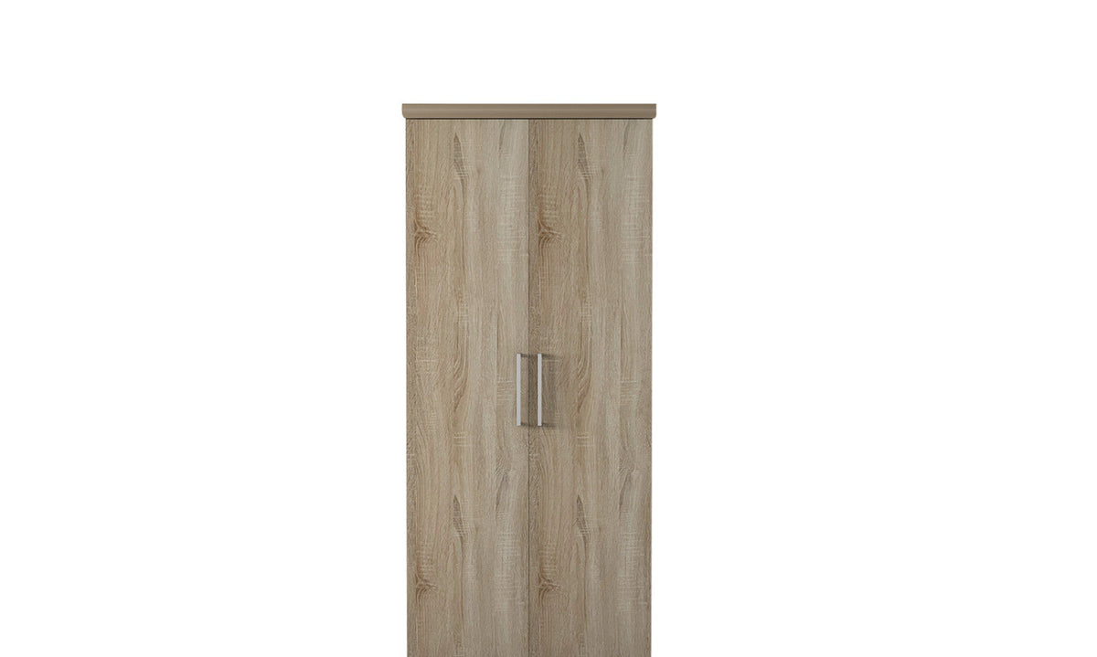 Armoire Mike – Sonoma – 2 portes – 80 × 183 cm